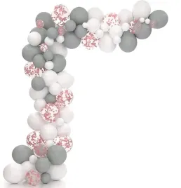 balony-rozowe-szare-konfetti-rose-girlanda-z-tasma