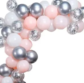 balony-rozowe-srebrne-konfetti-girlanda-tasma-luk