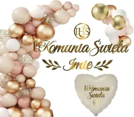 balony-komunia-luk-dziki-roz-dekoracje-baner-imie