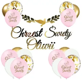 balony-rozowe-na-chrzciny-chrzest-baner-imie