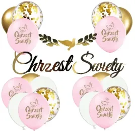 balony-rozowe-zestaw-na-chrzciny-chrzest-baner