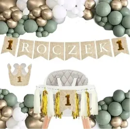 balony-roczek-zielone-boho-dekoracje-na-krzeselko