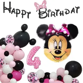 balony-zestaw-urodziny-4-latka-myszka-mini-minnie
