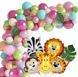 balony-girlanda-luk-safari-zwierzatka-zoo-dzungla