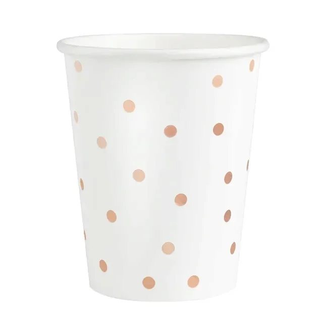kubeczki-papierowe-biale-rose-gold-pojemnosc-220-ml