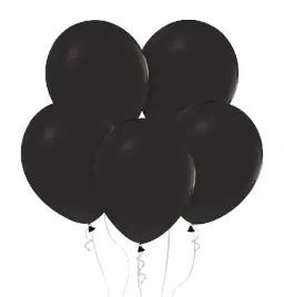 balony-pastelowe-czarne-5szt