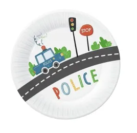 talerzyki-papierowe-pojazdy-auta-policja