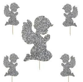 pikery-srebrne-tort-babeczki-chrzest-aniolki-6szt