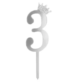 topper-piker-na-tort-cyfra-3-srebrna