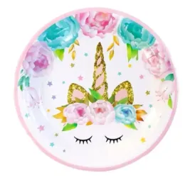 talerzyki-papierowe-unicorn-jednorozec