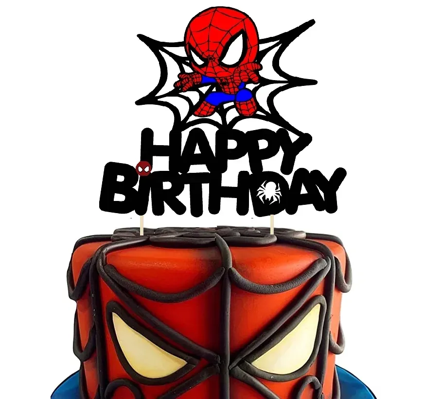 topper-dekoracja-na-tort-spiderman