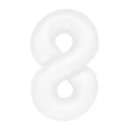 balon-cyfra-xl-8-biala