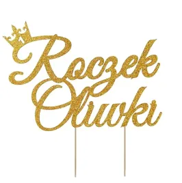 topper-na-tort-imie-napis-na-roczek-zloty
