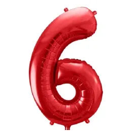 balon-cyfra-xl-6-czerwona