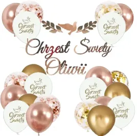 balony-na-chrzciny-baner-chrzest-rose-gold-imie