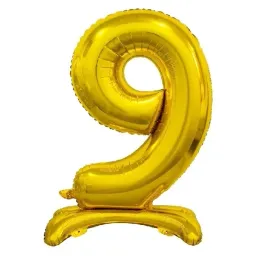 balon-cyfra-9-stojaca-zlota-xl