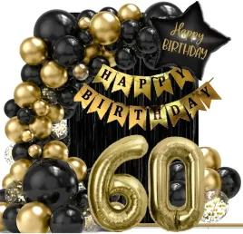 balony-kurtyna-cyfry-60-lat-konfetti-czarne-zlote