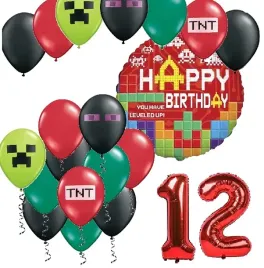 balony-zestaw-na-urodziny-12-lat-piksele-tnt