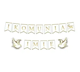 girlanda-golab-baner-dekoracja-na-komunie-imie