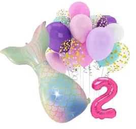 balony-zestaw-na-urodziny-2-latka-syrenka