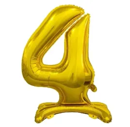 balon-cyfra-4-stojaca-zlota-xl