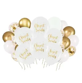 balony-na-chrzciny-chrzest-zlote