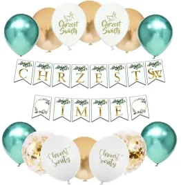 balony-na-chrzciny-zestaw-dekoracji-chrzest-imie