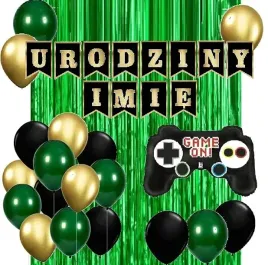 balony-zestaw-game-pad-na-urodziny-dla-fana-gier
