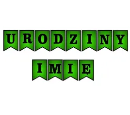 baner-girlanda-na-urodziny-dowolne-imie-zielony