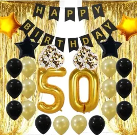 balony-zestaw-cyfry-50-lat-konfetti-czarne-zlote