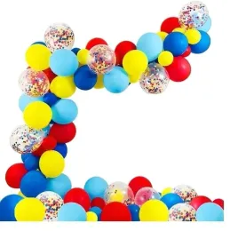 balony-niebieskie-czerwone-girlanda-z-tasma-luk