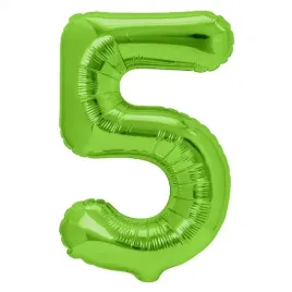 balon-cyfra-xl-5-zielona