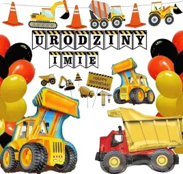 balony-zestaw-auta-bob-budowa-koparka-baner-imie