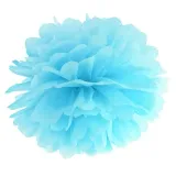 pompon-pompony-z-bibuly-kula-25-cm-niebieski