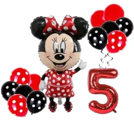 balony-zestaw-urodziny-5-lat-myszka-mini-minnie