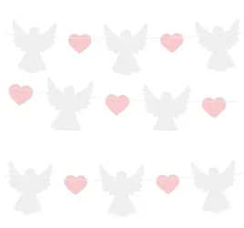 girlanda-dekoracja-aniolki-na-komunie-chrzest