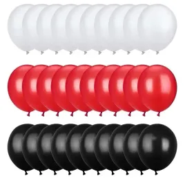 balony-zestaw-czerwone-czarne-biale-balon-30-szt