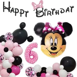 balony-zestaw-urodziny-6-lat-myszka-mini-minnie