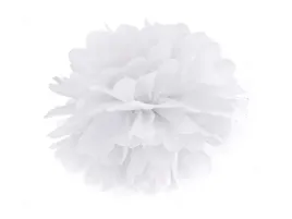 pompon-pompony-z-bibuly-kula-25-cm-bialy