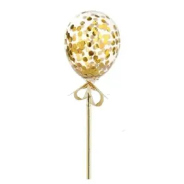 topper-na-tort-balon-z-konfetti-na-urodziny-zloty