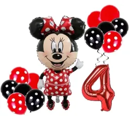 balony-zestaw-urodziny-4-latka-myszka-mini-minnie