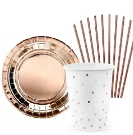 zestaw-kubeczki-talerzyki-rose-gold-rozowe-zloto