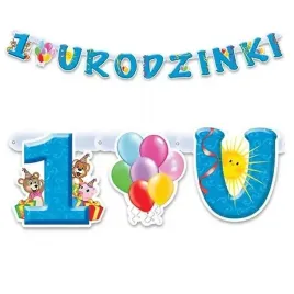 baner-roczek-girlanda-1-urodziny-niebieski-mis