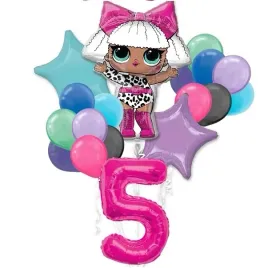 balony-zestaw-dekoracji-5-lat-urodziny-lol
