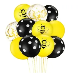 balony-zestaw-dekoracji-na-urodziny-pszczolka