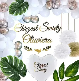 balony-zlote-na-chrzciny-dekoracje-chrzest-imie