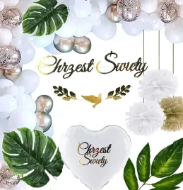 balony-zlote-na-chrzciny-dekoracje-chrzest