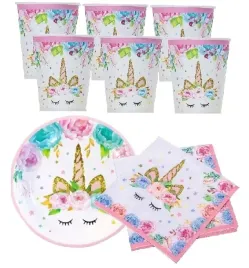 talerzyki-kubeczki-zestaw-jednorozec-unicorn
