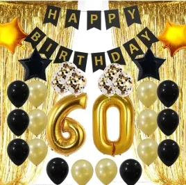balony-zestaw-cyfry-60-lat-konfetti-czarne-zlote