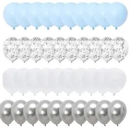 balony-srebrne-blekitne-biale-z-konfetti-40-szt
